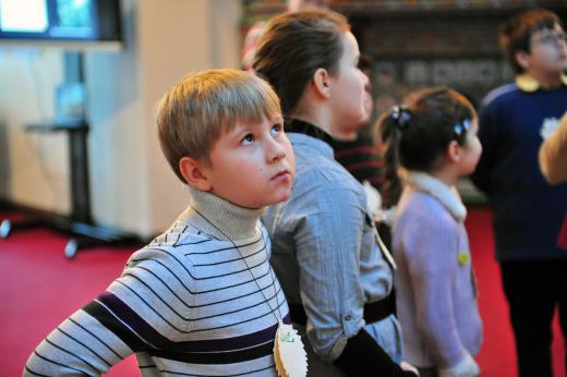 4, 5 и 6 января в Музее проходили новогодние программы для родителей с детьми «Я захотел устроить бал...»